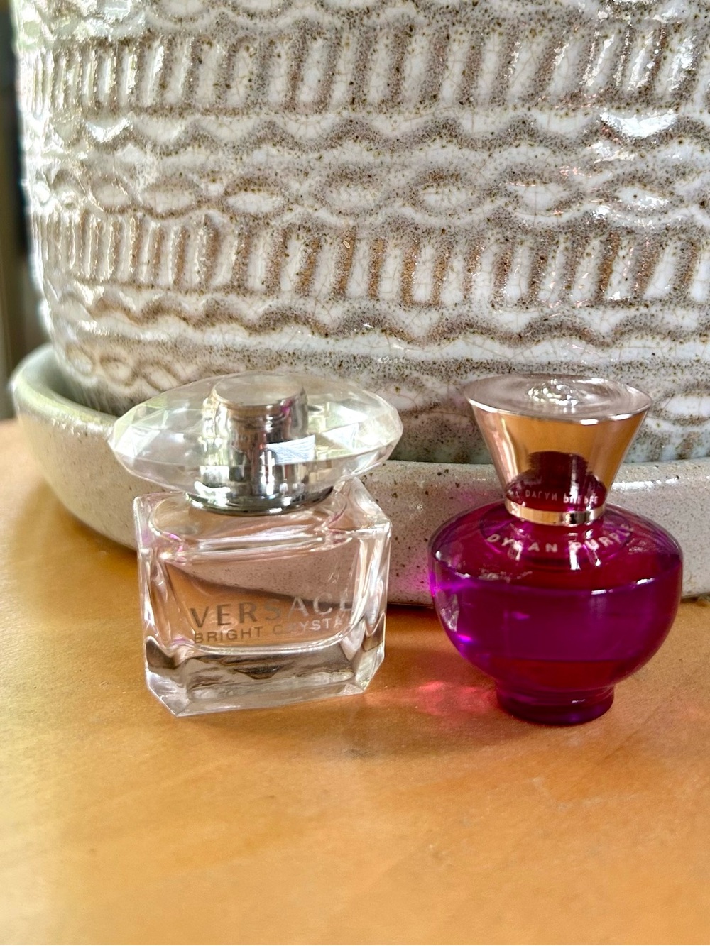 Versace Bright Crystal with Dylan Purple Mini Perfume Duo